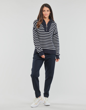 Vêtements Femme Pantalons fluides / Sarouels Tommy Hilfiger KNITTED TAPERED PULL ON PANT Marine