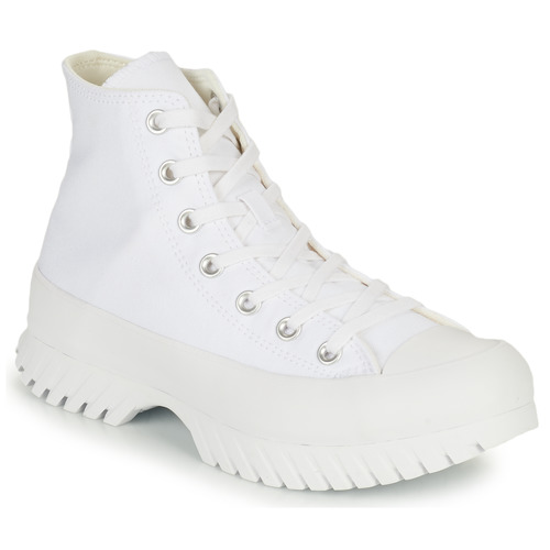 Chaussures Femme Baskets montantes Converse Chuck Taylor All yellow Lugged 2.0 Foundational Canvas Blanc