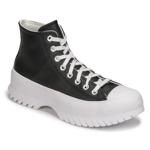 Chaussures Femme Baskets montantes Converse Chuck Taylor All Star Lugged 2.0 Leather Foundational Leather Noir