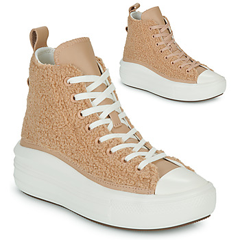Chaussures Femme Baskets montantes Converse Chuck Taylor All Star Move Cozy Utility Hi Beige