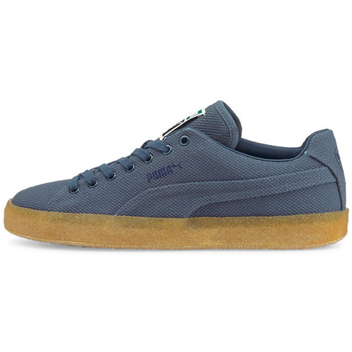 Chaussures Homme Baskets mode Puma Suede Crepe Canvas / Bleu Marine Bleu