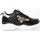 Chaussures Femme Baskets basses Guess Chunky gold floral Noir