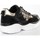 Chaussures Femme Baskets basses Guess Chunky gold floral Noir