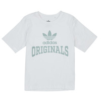 Vêtements Fille T-shirts manches courtes adidas Originals HL6871 Blanc
