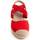 Chaussures Femme Espadrilles Leindia 73555 Rouge