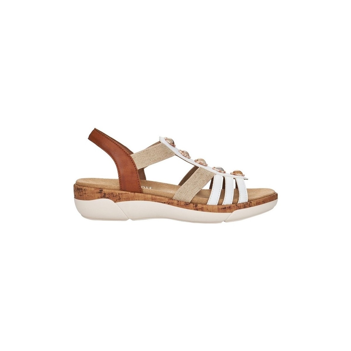 Chaussures Femme Sandales et Nu-pieds Remonte R6857 Blanc