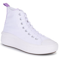 Chaussures Fille Baskets montantes Converse Chuck Taylor All Star Move Platform Foundation Hi Blanc / Lilas