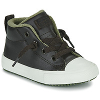 Chaussures Enfant Baskets montantes Converse Chuck Taylor All Star Street Boot Leather Mid Marron