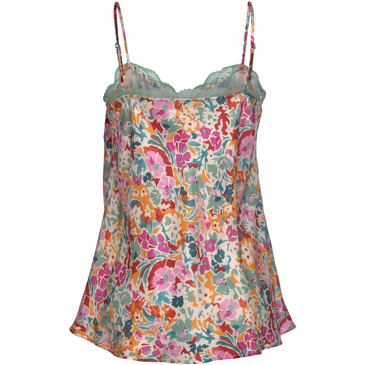 Vêtements Femme Boutique Moschino floral print cotton T-shirt Top débardeur à fines bretelles French Summer Autres