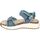 Chaussures Femme Sandales et Nu-pieds Josef Seibel Annie 04, azur-kombi Bleu