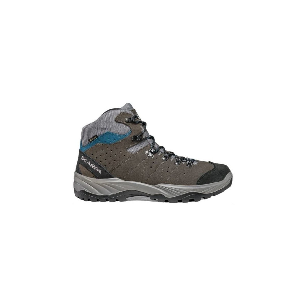 Chaussures Randonnée Scarpa Chassures Mistral GTX Smoke/Lake Blue Marron