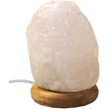 Lampe En Grès Ocre Brun Et Lampes à poser Phoenix Import Mini lampe de sel de lHimalaya avec lampe LED Blanc
