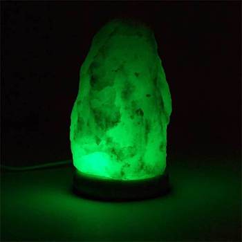 Phoenix Import Mini lampe de sel de lHimalaya avec lampe LED Blanc