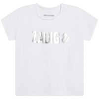 Vêtements Fille T-shirts manches courtes Zadig & Voltaire X15370-10B Blanc