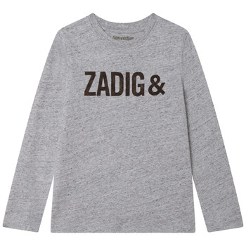 Vêtements Garçon T-shirts manches longues Zadig & Voltaire X25334-A35 Gris