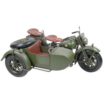 Maison & Déco Statuettes et figurines Signes Grimalt Motorcycle Sidecar Militaire Vert