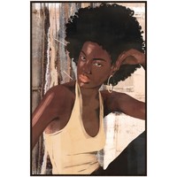 Maison & Déco Tableaux / toiles Signes Grimalt Image Africaine Marron