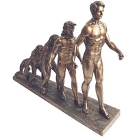 Maison & Déco Statuettes et figurines Signes Grimalt Figure De L'Évolution Humaine Doré