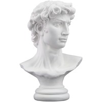 Maison & Déco Statuettes et figurines Signes Grimalt Figure Buste Buste David Blanco Blanc