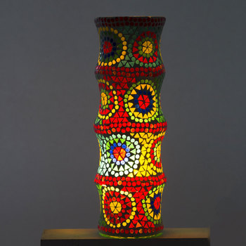 Signes Grimalt Cylindre De Lampe Marocaine Multicolore
