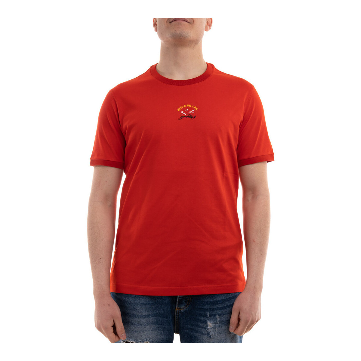 Vêtements Homme T-shirts & Polos Paul & Shark C0P1096 Orange