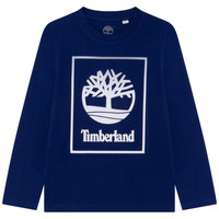 Vêtements Garçon T-shirts manches longues Timberland  Bleu