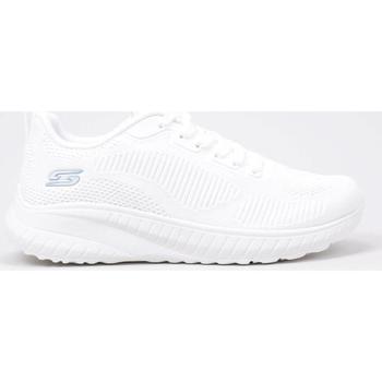 Chaussures Femme Baskets basses Skechers BOBS SQUAD CHAOS - FACE OFF Blanc