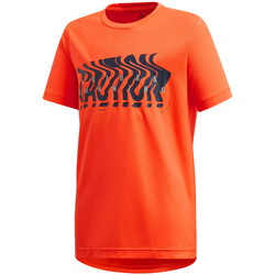 Vêtements Garçon T-shirts & Polos sticks adidas Originals FM1703 Orange