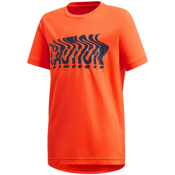 Vêtements Garçon T-shirts & Polos gazelle adidas Originals FM1703 Orange