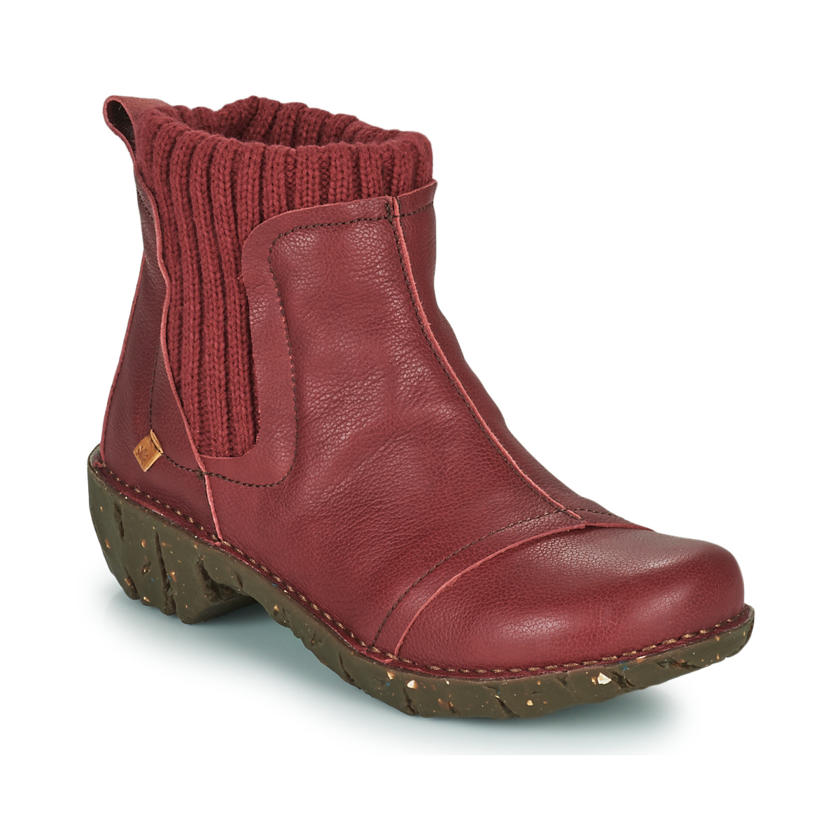 Chaussures Femme elasticated-side Boots El Naturalista YGGDRASIL Bordeaux