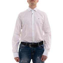 Vêtements Homme Chemises manches longues Tommy Hilfiger MW0MW23237 Blanc