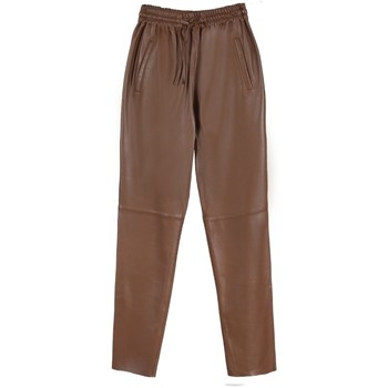 Oakwood Pantalon  Gift en cuir ref 50426 Tan Beige