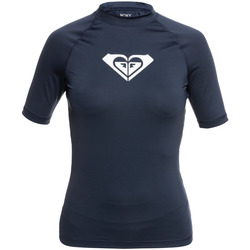 Vêtements Femme T-shirts manches courtes Roxy Whole Hearted Bleu
