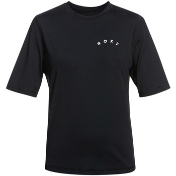 Vêtements Fille T-shirts Young manches courtes Roxy Enjoy Waves Noir