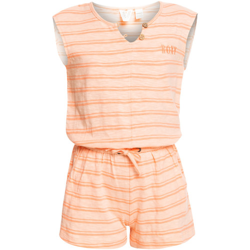Vêtements Fille Combinaisons / Salopettes Roxy Big Memories Stripes rose - tropical peach rg at down stri