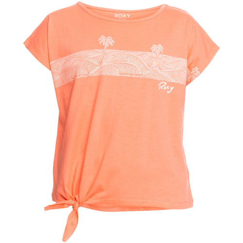 Vêtements Fille T-shirts manches courtes Roxy Pura Playa orange - desert flower