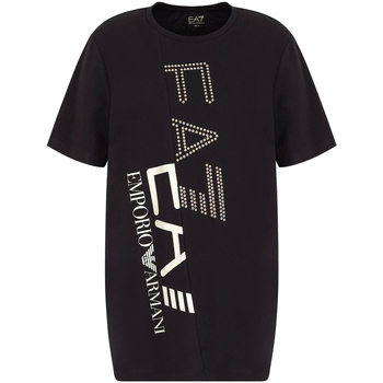 Vêtements Femme T-shirts manches courtes Ea7 Emporio Armani teen 3LTT20 TJBEZ Noir