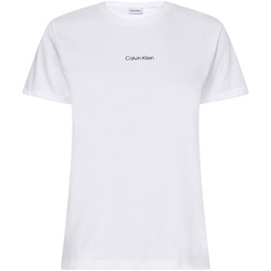 Vêtements Femme T-shirts manches courtes Calvin Klein Jeans K20K203754 Blanc