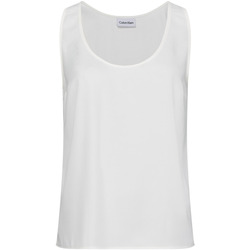 Vêtements Femme Débardeurs / T-shirts sans manche Calvin Klein Jeans K20K203795 Blanc