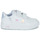Chaussures Fille Baskets basses Lacoste T-CLIP Blanc / Irisé