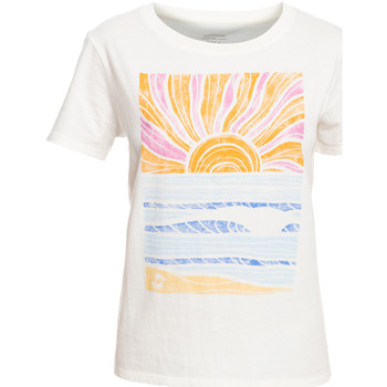 Vêtements Femme T-shirts manches courtes Billabong Bolsa blanc - salt crystal
