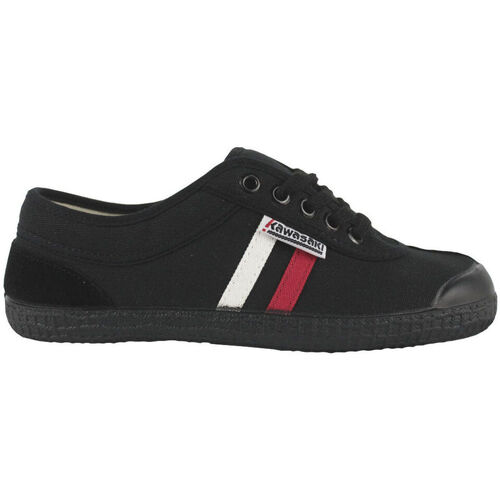 Chaussures Homme Inspired lace-up sneaker silhouette in premium leather Retro 23 Canvas Shoe K23 60W Black Stripe Wht/Red Noir