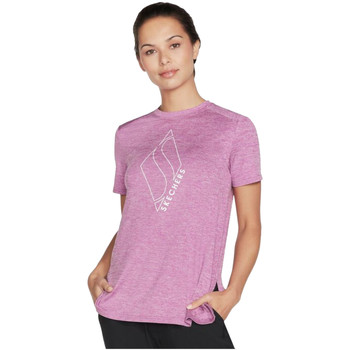 Vêtements Femme T-shirts manches courtes Skechers Diamond Blissful Tee Violet