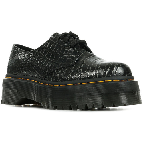 Chaussures Femme martens 1460 mono black smooth Dr. Martens 1461 Quad Croc Gris