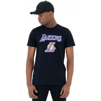 Vêtements Débardeurs / T-shirts sans manche New-Era Tee shirt Lakers noir  11530752 - XXS Noir