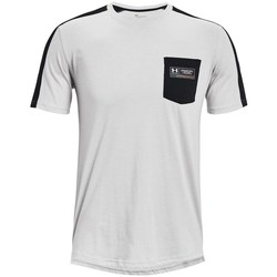 Vêtements Homme T-shirts manches courtes Under Tech Armour Pocket Blanc
