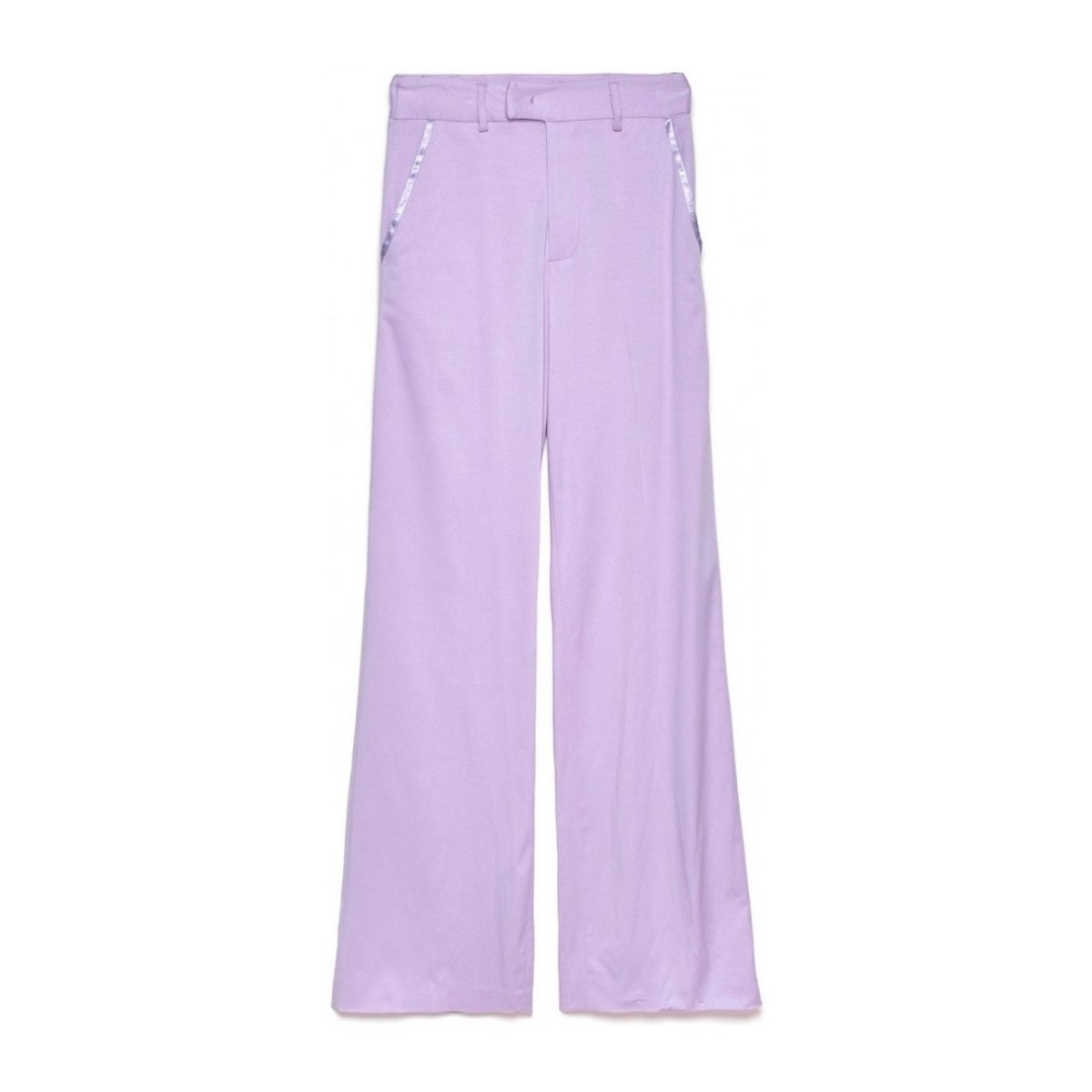 Vêtements Femme Jeans GaËlle Paris Pantalon Palazzo En Twill Violet Violet