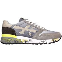 Chaussures Homme Baskets basses Premiata MICK 5691-GREY/BRO/YELL Gris