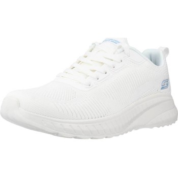 Chaussures Femme Baskets mode Skechers BOBS SQUAD Blanc