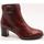 Chaussures Femme Bottines Plumers  Rouge